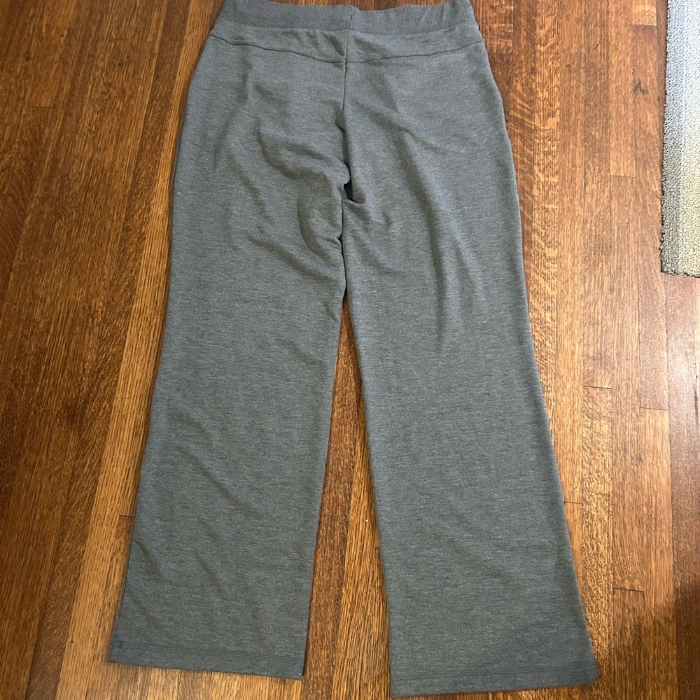 Women's Wide Leg Gray Pants - Picture 2 of 2